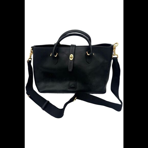 Dooney & Bourke Florentine Leather Large Satchel Blk